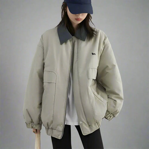 Casual Winterjacke mit Revers Zara Mae