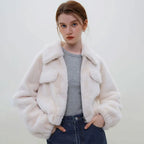 Kunstpelz Herbst Winter Jacke Zara Mae