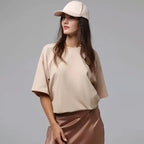 Kurzarm T-Shirt aus Baumwolle Zara Mae