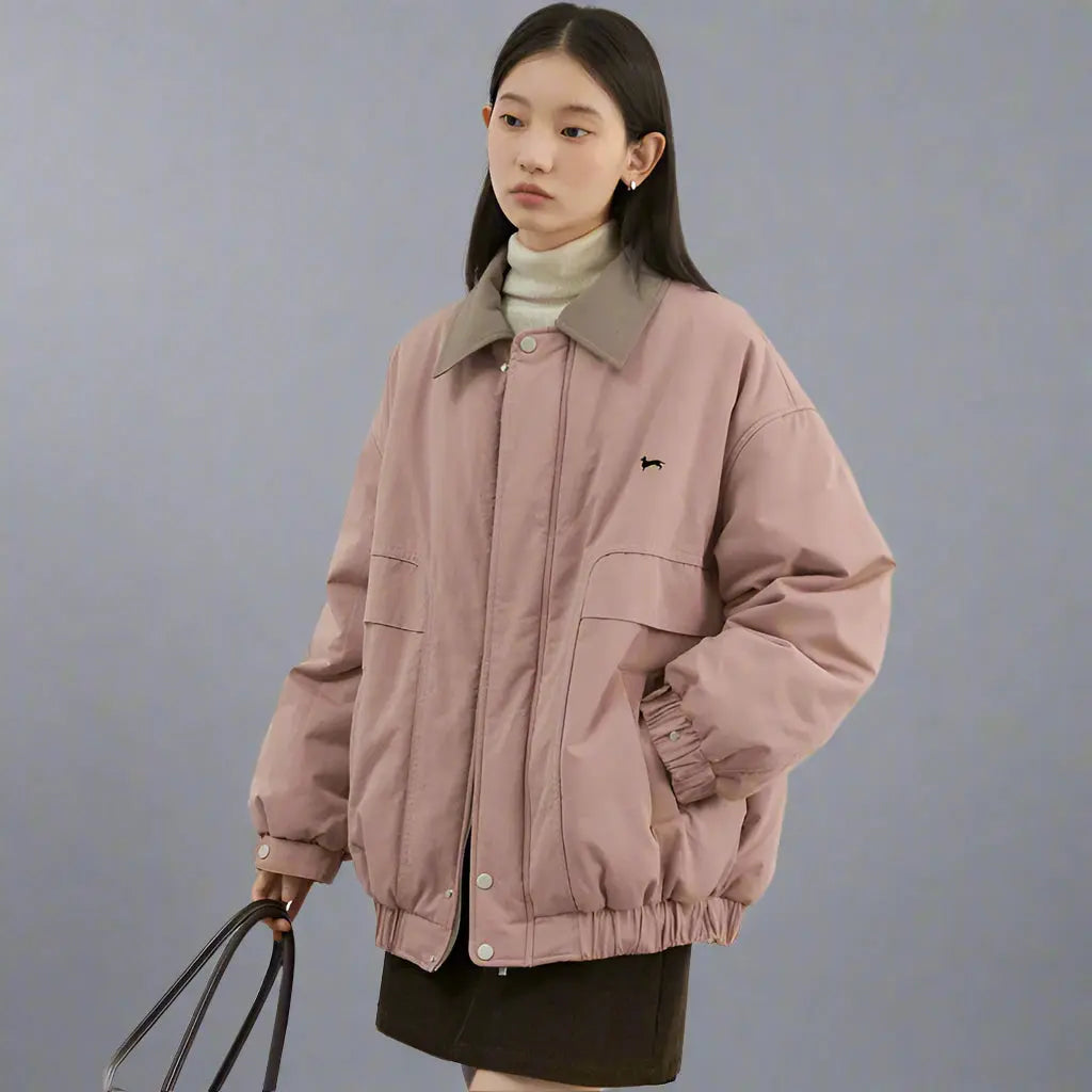 Casual Winterjacke mit Revers Zara Mae