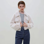 Kunstpelz Herbst Winter Jacke Zara Mae