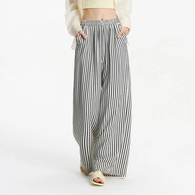 Gestreifte Weite Hose Zara Mae