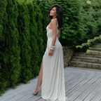 Maxi Abendkleid mit hohem Schlitz Zara Mae