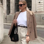 Eleganter Karoblazer für Damen Zara Mae