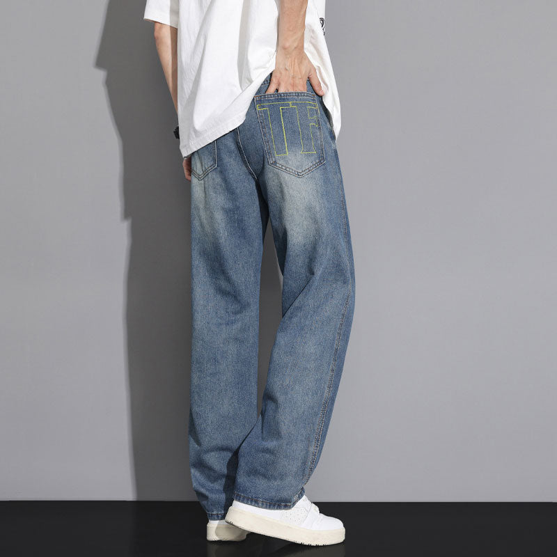 Bestickte Freizeit Denim-Jeans Zara Mae