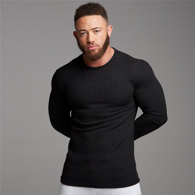 Herren Solides Freizeit Strickpullover Zara Mae