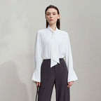 Minimalistische Herbstbluse für Damen Zara Mae