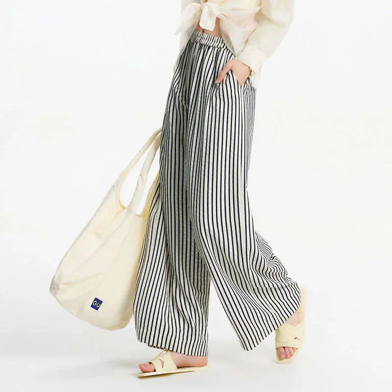 Gestreifte Weite Hose Zara Mae